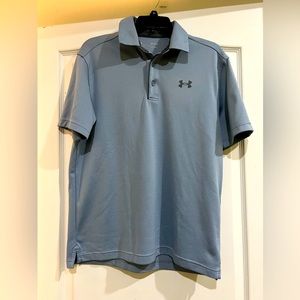 Under Armor men’s medium light blue polo